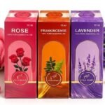 SYAM Essential Oil Gift Set | Rose, Frankincense & Lavender for Luxury, Romantic vibes, Anxiety & Stress Relief, and Meditation for Diffusers Humidifiers Massage, 15ml